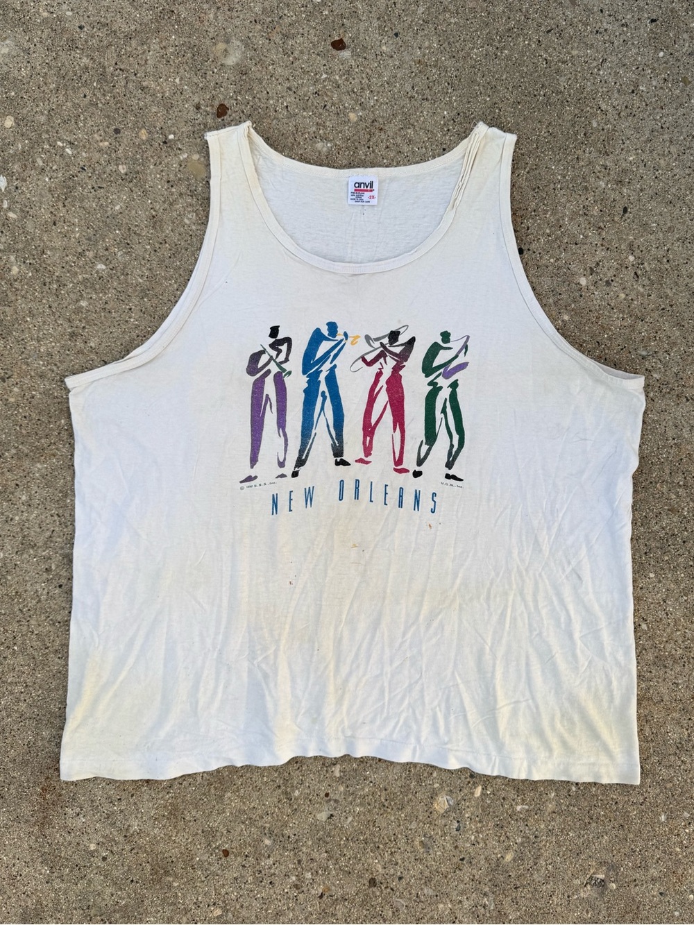 Vintage 1992 New Orleans Jazz Tank Top